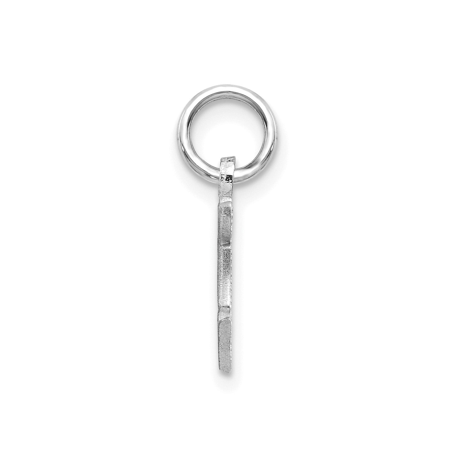 14KW Diamond-cut Letter F Initial Charm