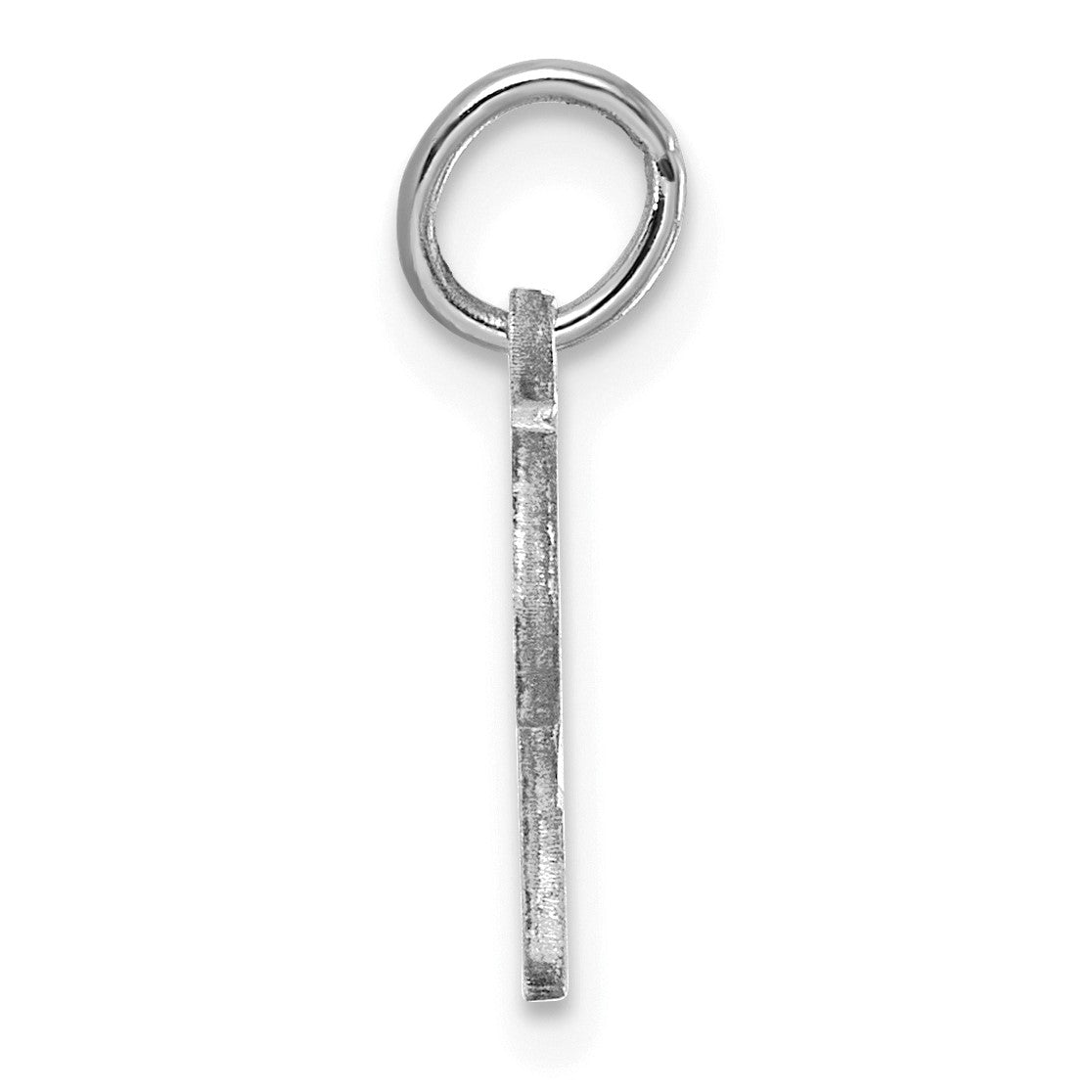 14KW Diamond-cut Letter F Initial Charm
