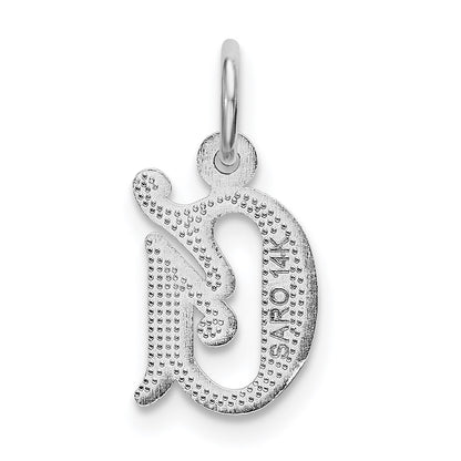 14KW Diamond-cut Letter G Initial Charm
