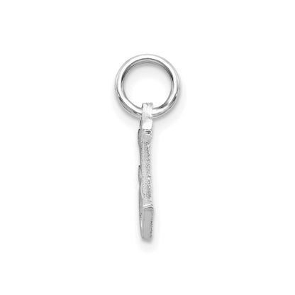 14KW Diamond-cut Letter J Initial Charm