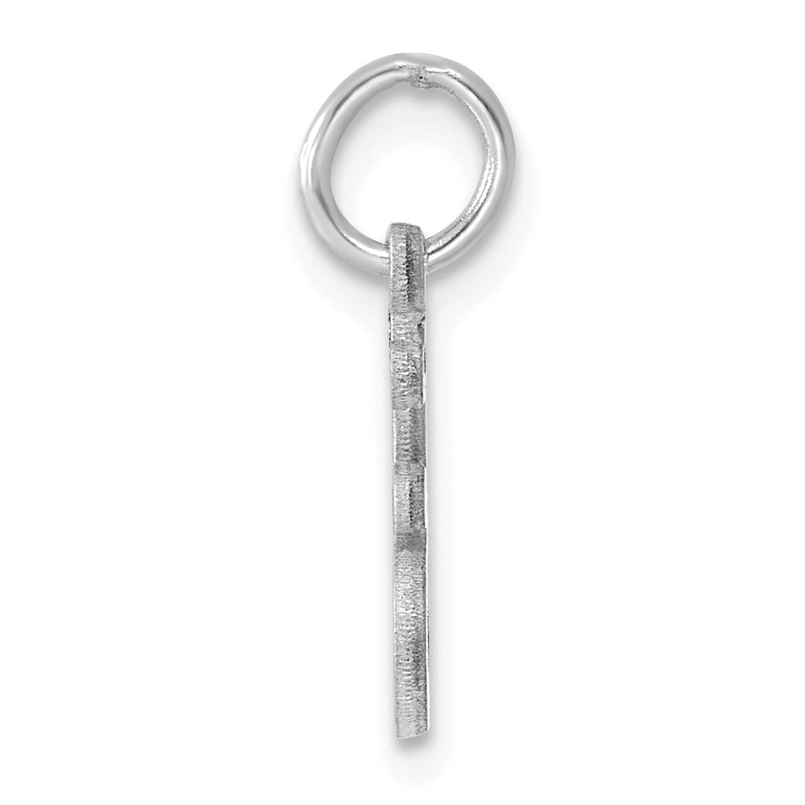 14KW Diamond-cut Letter J Initial Charm