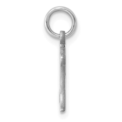 14KW Diamond-cut Letter K Initial Charm