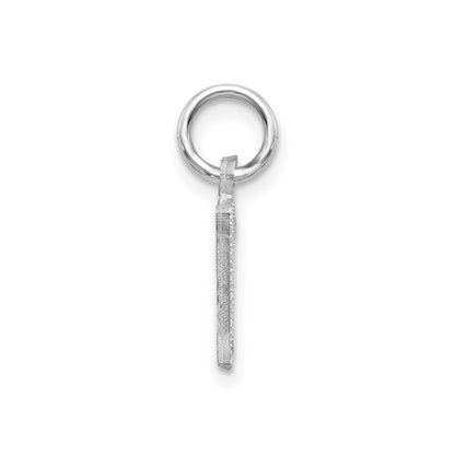 14KW Diamond-cut Letter M Initial Charm