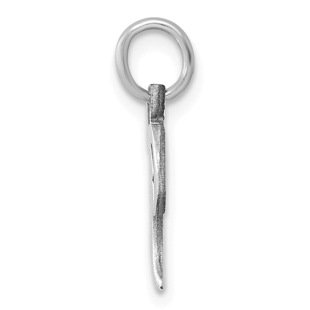 14KW Diamond-cut Letter T Initial Charm