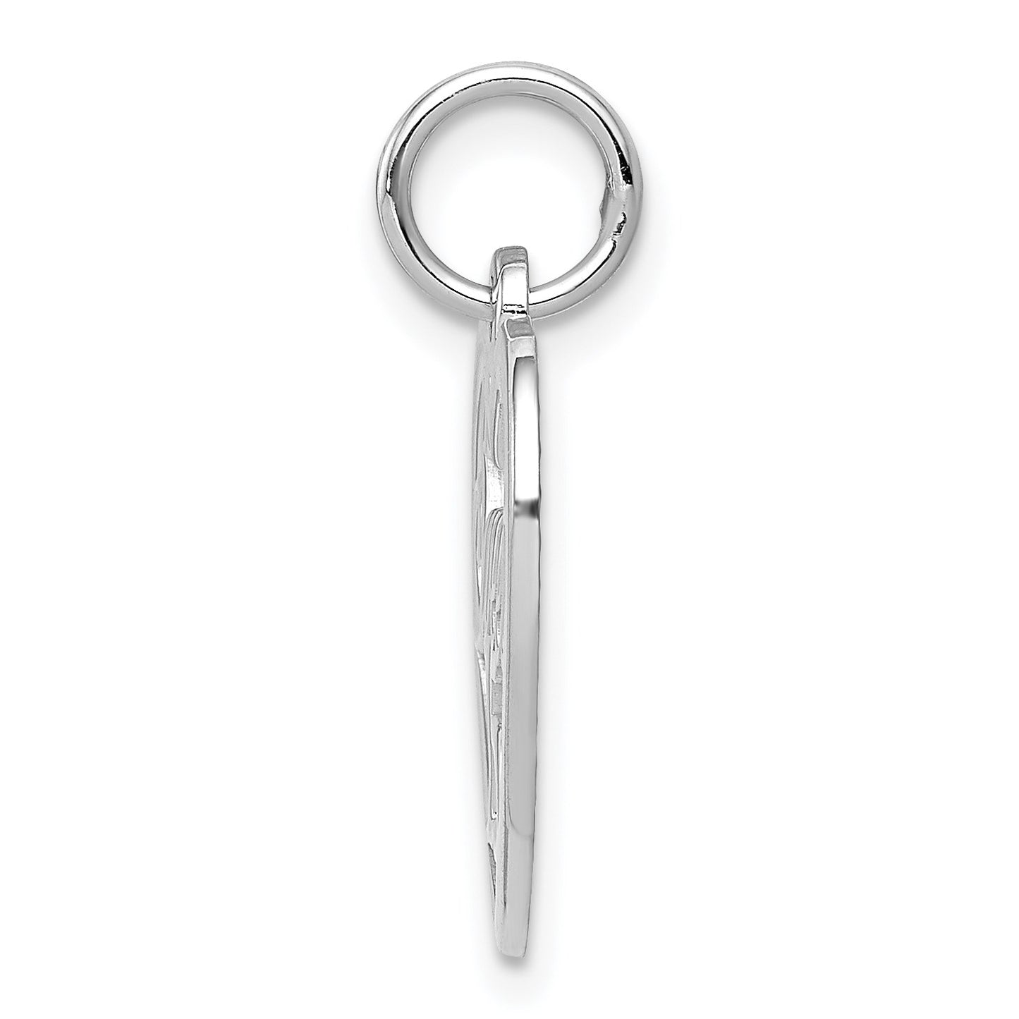 14k White Gold Sweet 15 Charm