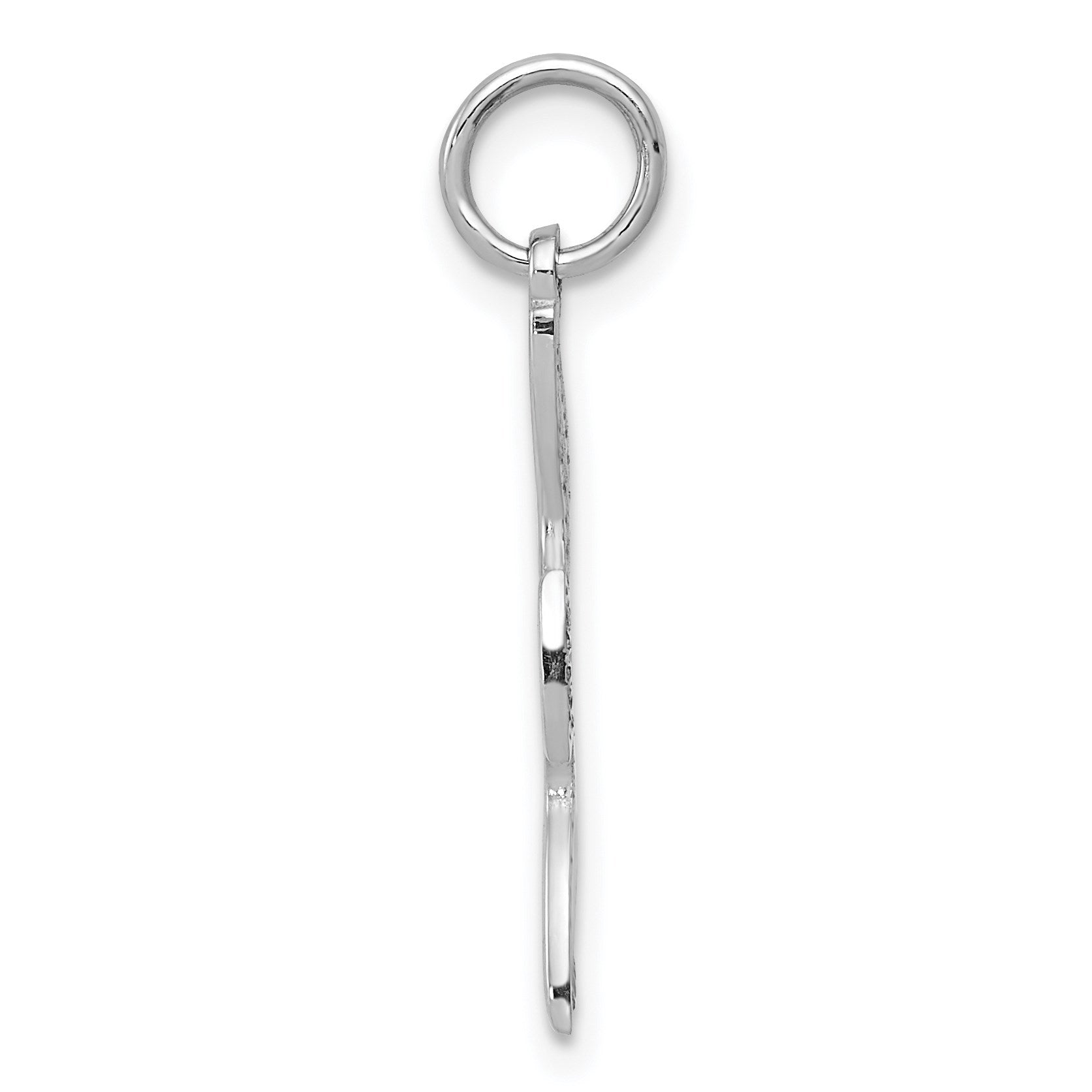14k White Gold Cut-out Dove Charm