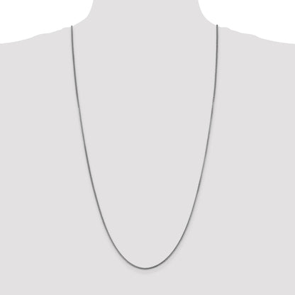14K White Gold 30 inch 1.4mm Franco with Lobster Clasp Chain