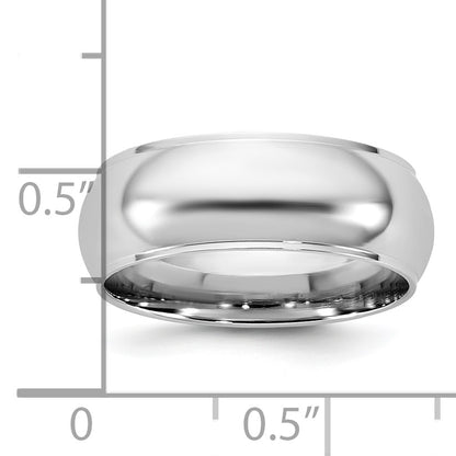 14KW 7mm Half Round with Edge Band Size 6