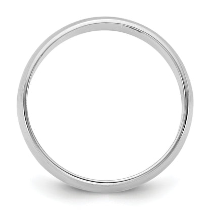 14KW 7mm LTW Milgrain Half Round Band Size 5