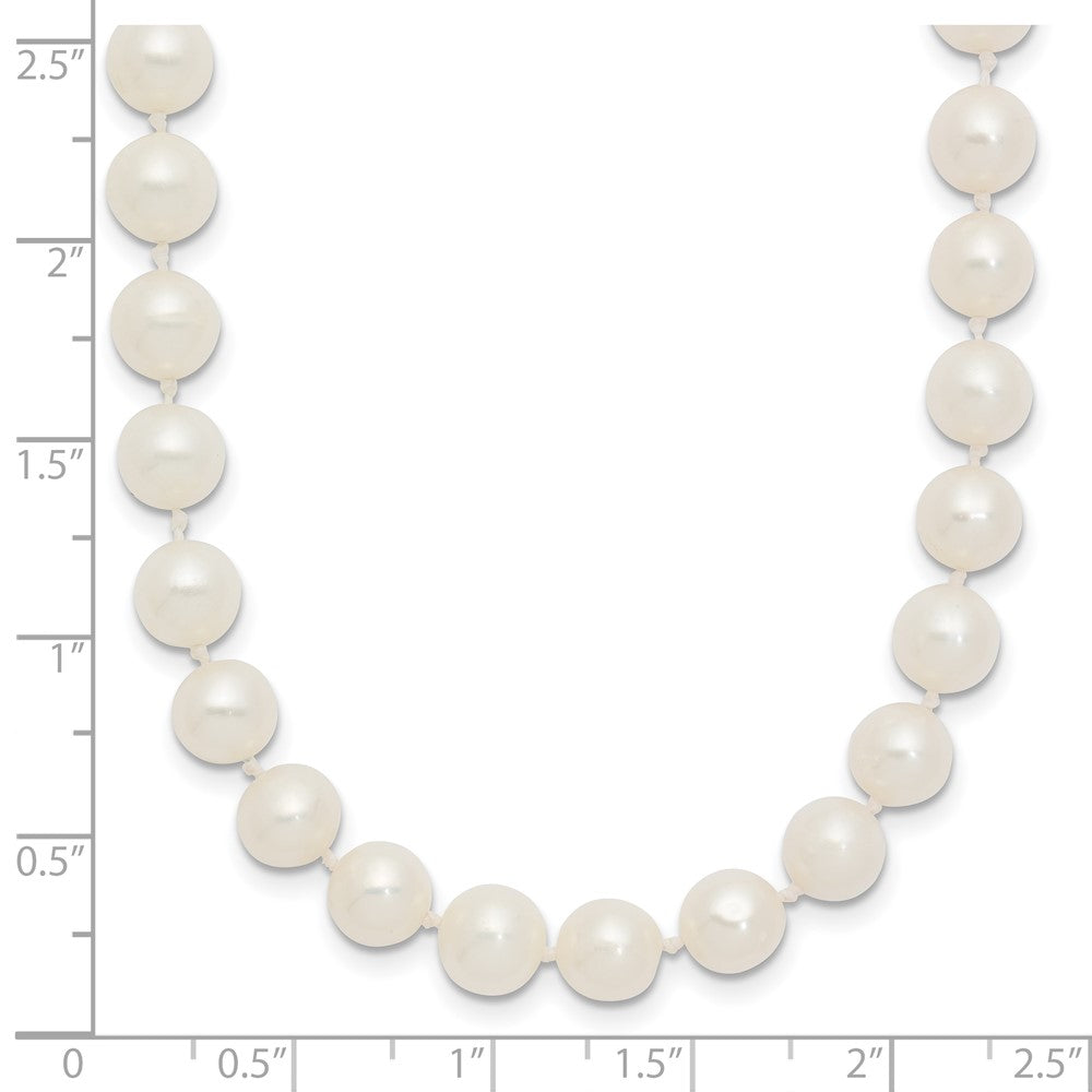 14k 6-7mm White Near-Round Freshwater Cultured Pearl 16 inch Necklace