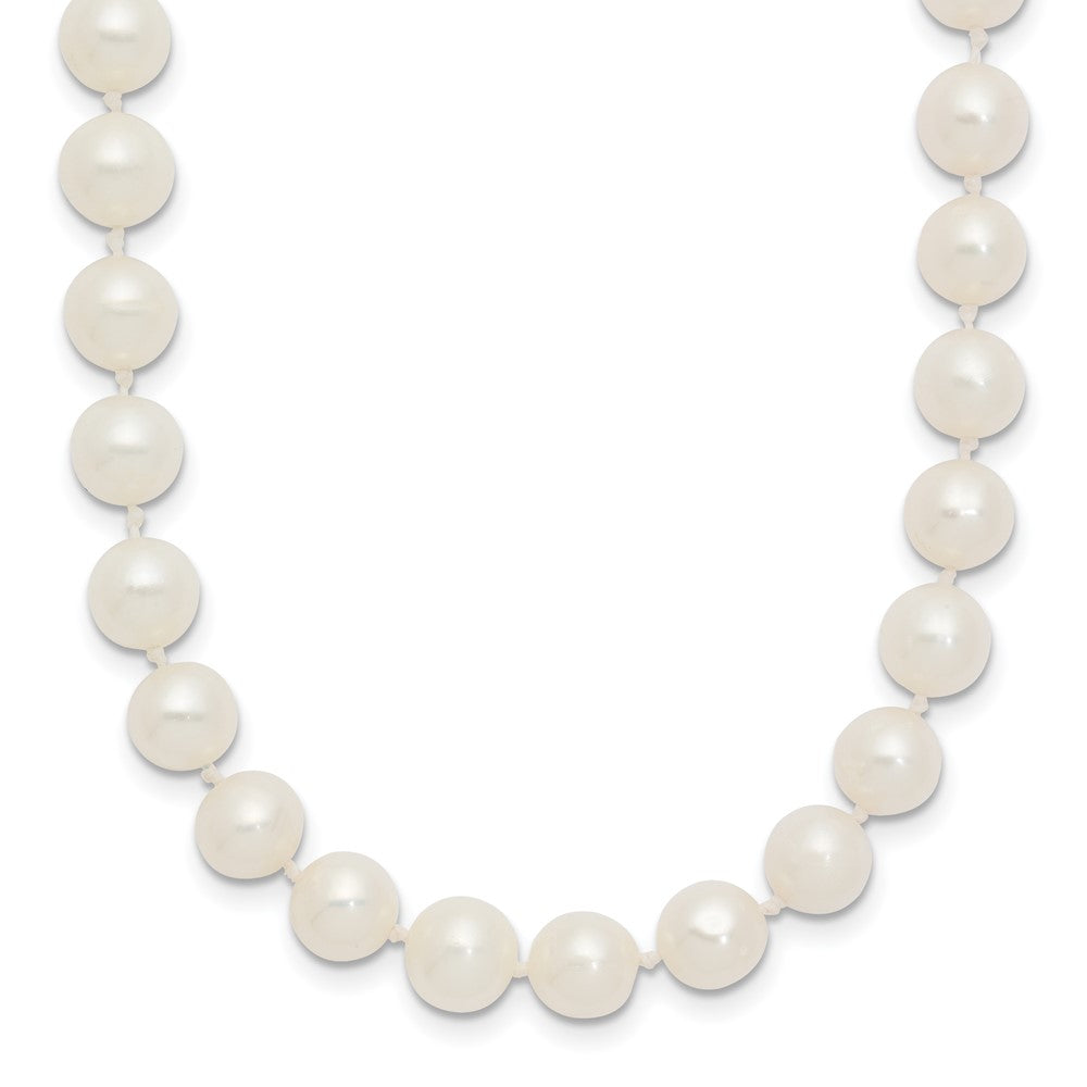 14k 6-7mm White Near-Round Freshwater Cultured Pearl 16 inch Necklace