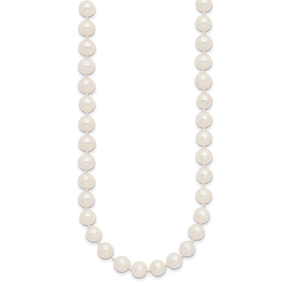 14k 7-8mm White Near-Round Freshwater Cultured Pearl 16 inch Necklace