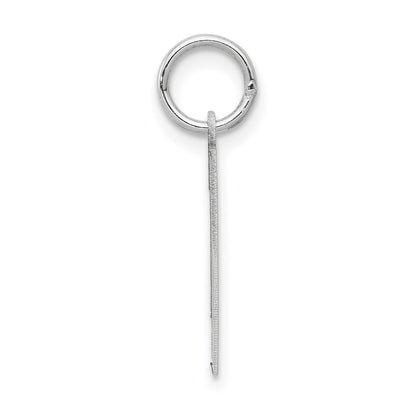 14kw Medium Satin Number 1 Charm