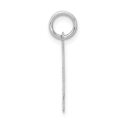 14kw Medium Satin Number 4 Charm