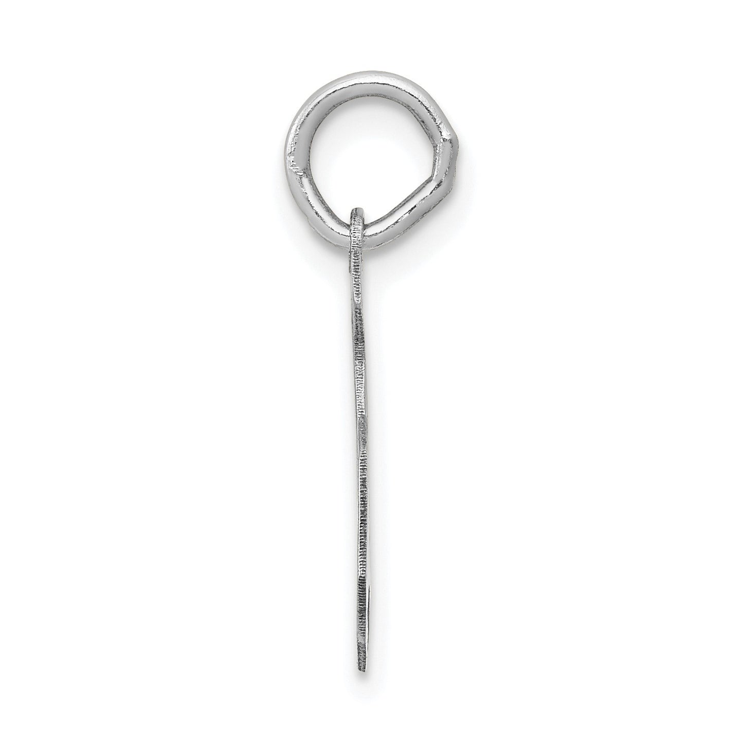 14kw Medium Satin Number 5 Charm