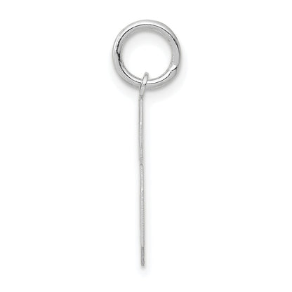 14kw Medium Satin Number 6 Charm
