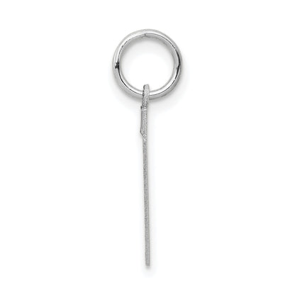 14kw Medium Satin Number 7 Charm