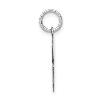 14kw Medium Satin Number 8 Charm