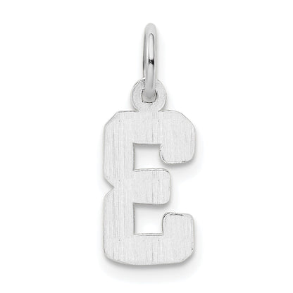 14kw Small Polished Number 3 Charm