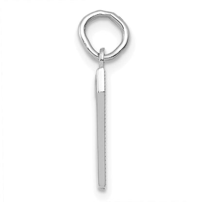 14kw Small Polished Number 7 Charm