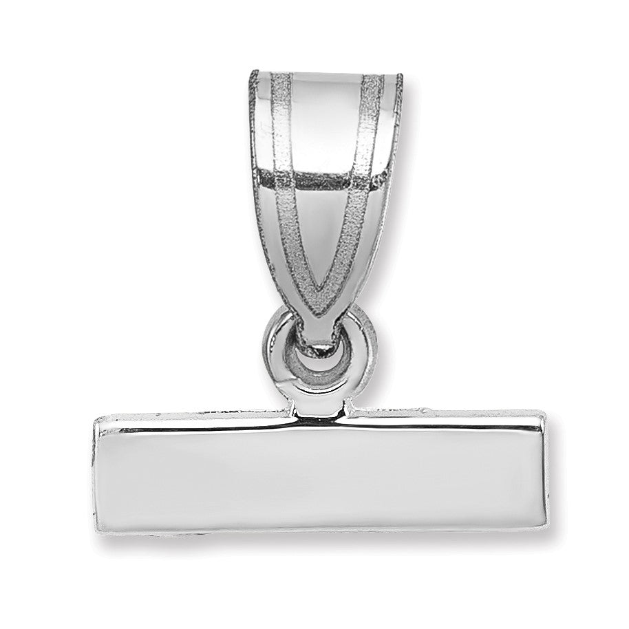 14kw Small Polished Top Charm