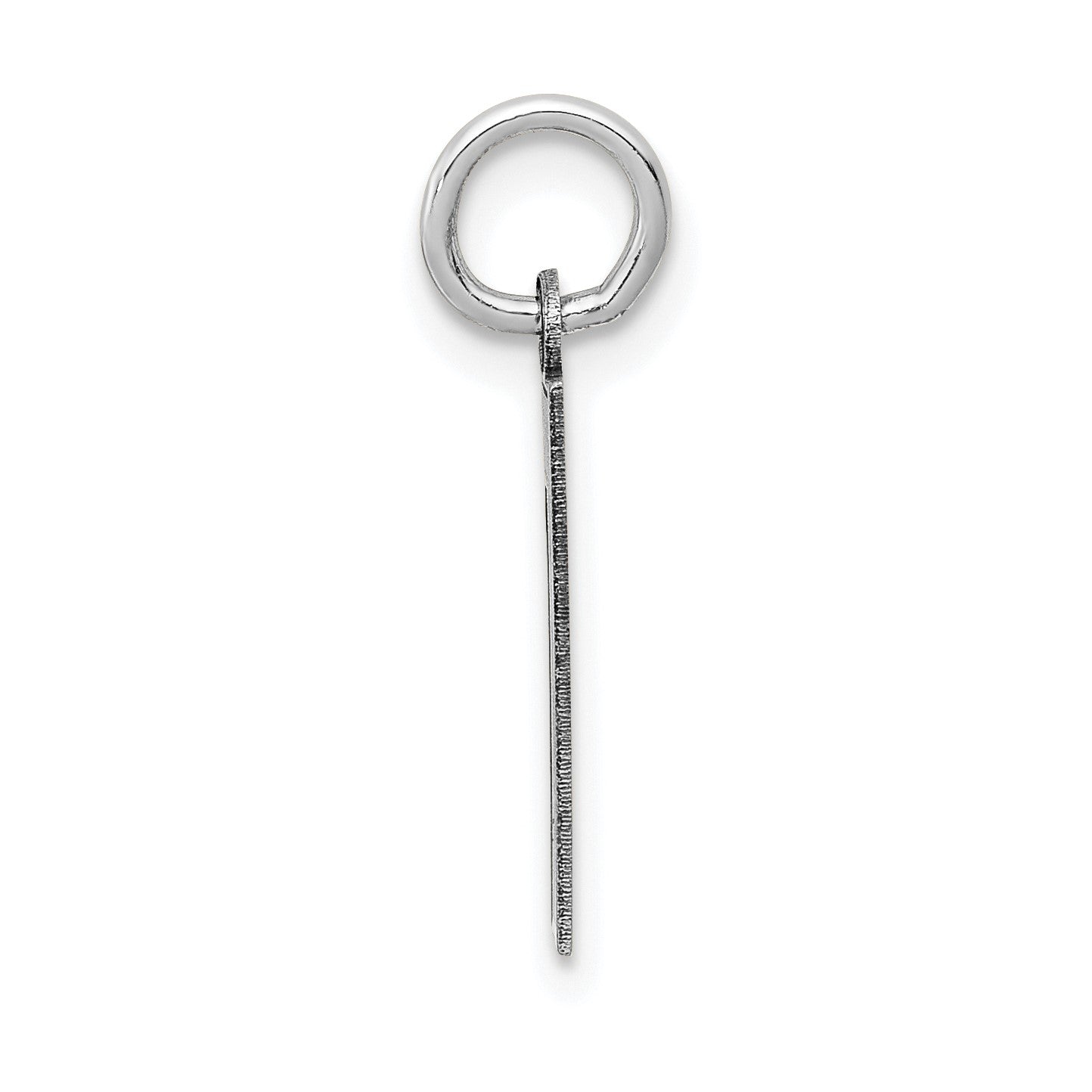 14kw Small Satin Number 1 Charm