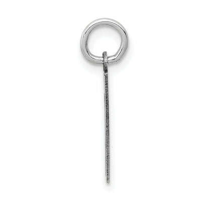 14kw Small Satin Number 1 Charm