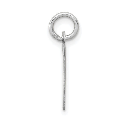 14kw Small Satin Number 7 Charm