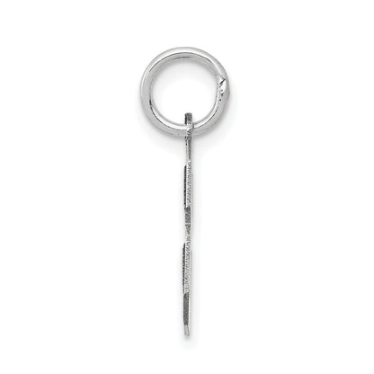 14kw Small Satin Number 8 Charm