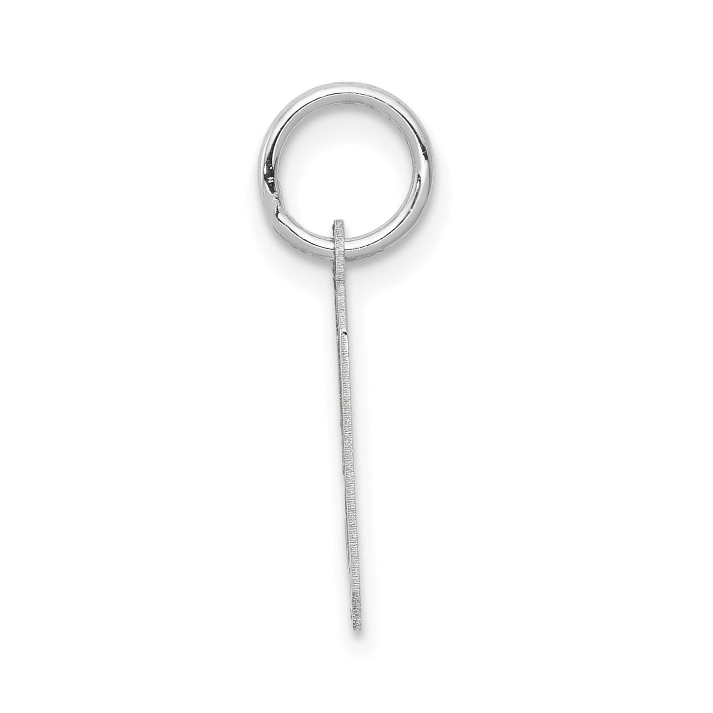 14kw Small Satin Number 9 Charm
