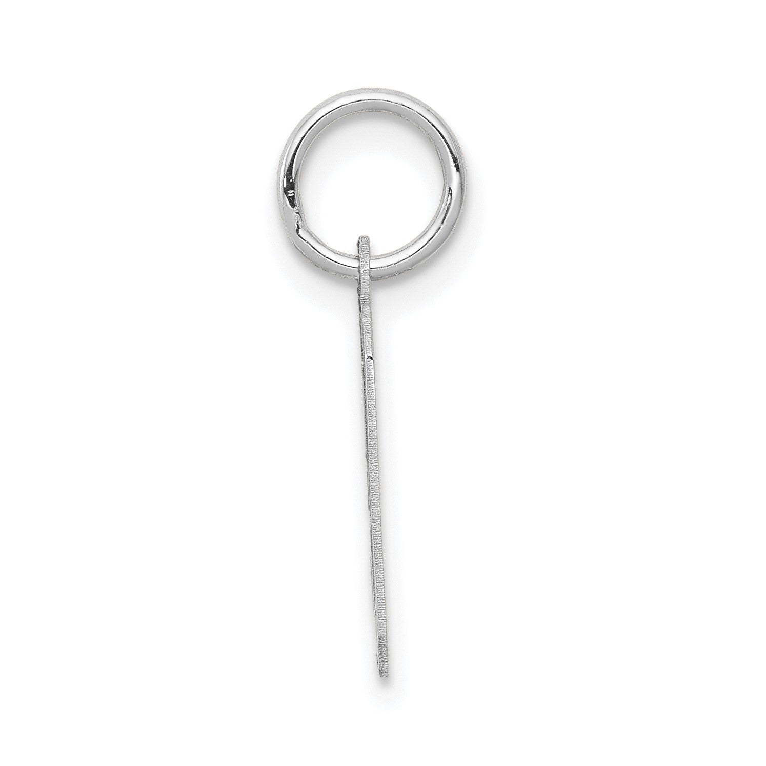 14kw Small Satin Number 9 Charm