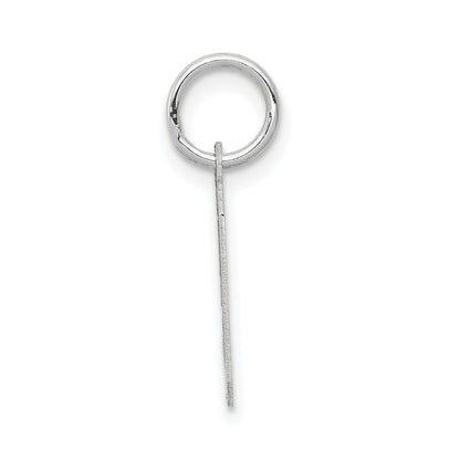 14kw Small Satin Number 9 Charm