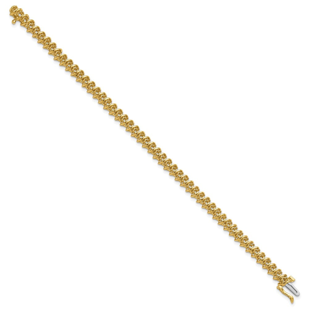 14k 2.1mm Diamond Tennis Bracelet Mounting