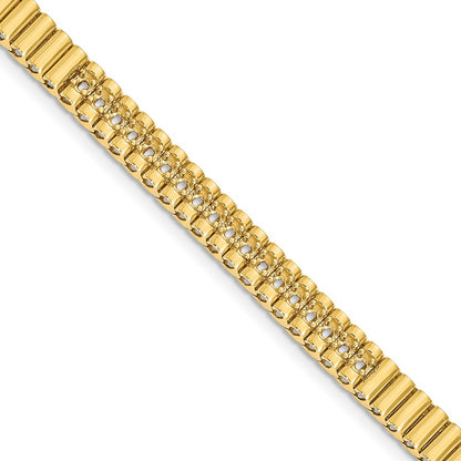 14k 2.4mm Diamond Link Bracelet Mounting