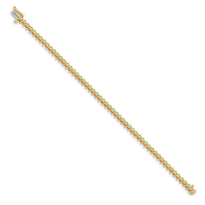 14k 1.6mm Diamond Tennis Bracelet Mounting