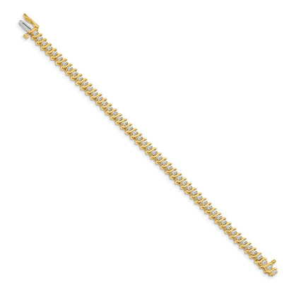 14k 2.2mm Diamond Tennis Bracelet Mounting