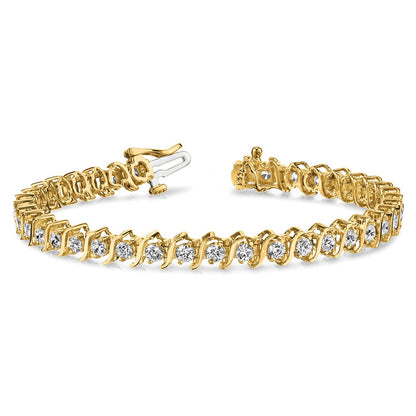 14k 2.2mm Diamond Tennis Bracelet Mounting