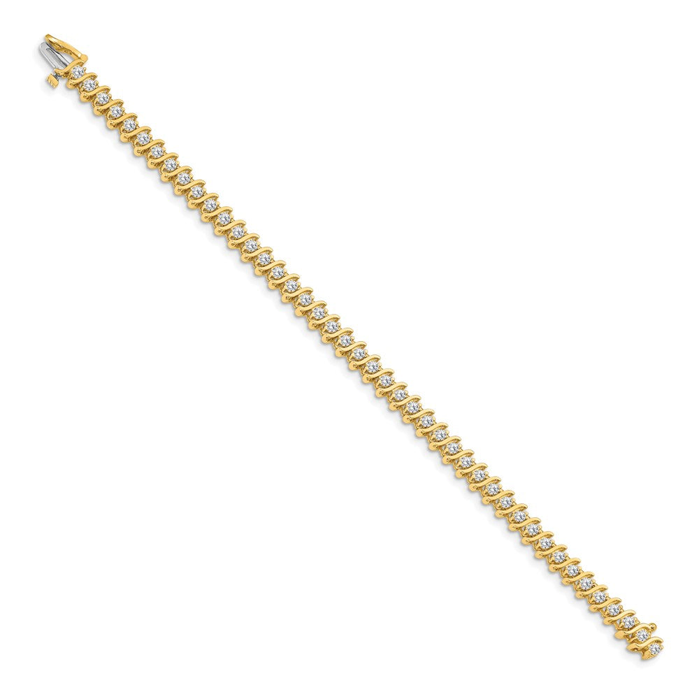 14k 2.6mm Diamond Tennis Bracelet Mounting