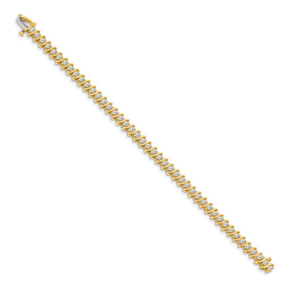 14k 2.6mm Diamond Tennis Bracelet Mounting