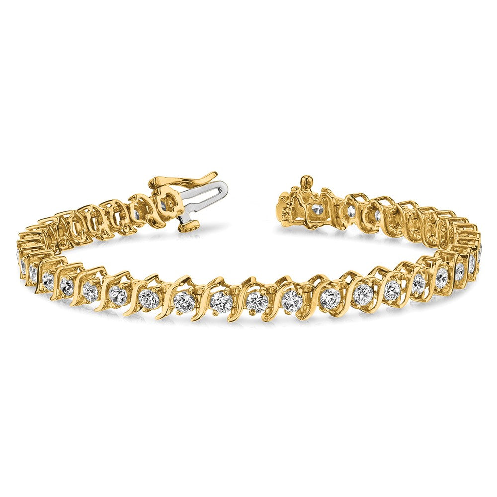 14k 2.6mm Diamond Tennis Bracelet Mounting