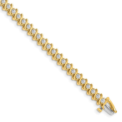 14k 2.6mm Diamond Tennis Bracelet Mounting