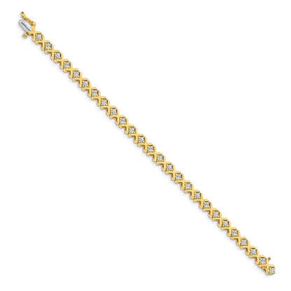 14k 2.9mm Diamond Tennis Bracelet Mounting