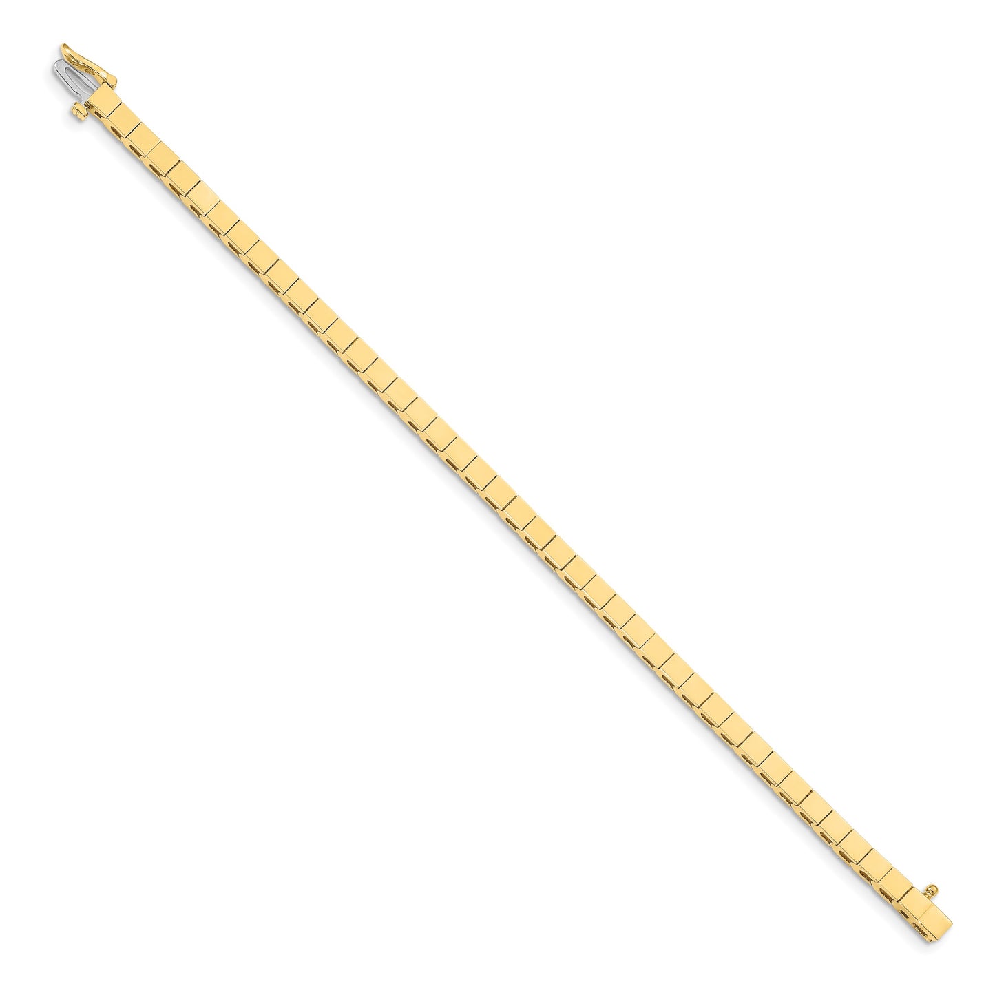 14k Holds 43 Stones up to 3mm Square Add-a-Diamond 7 inch Bracelet