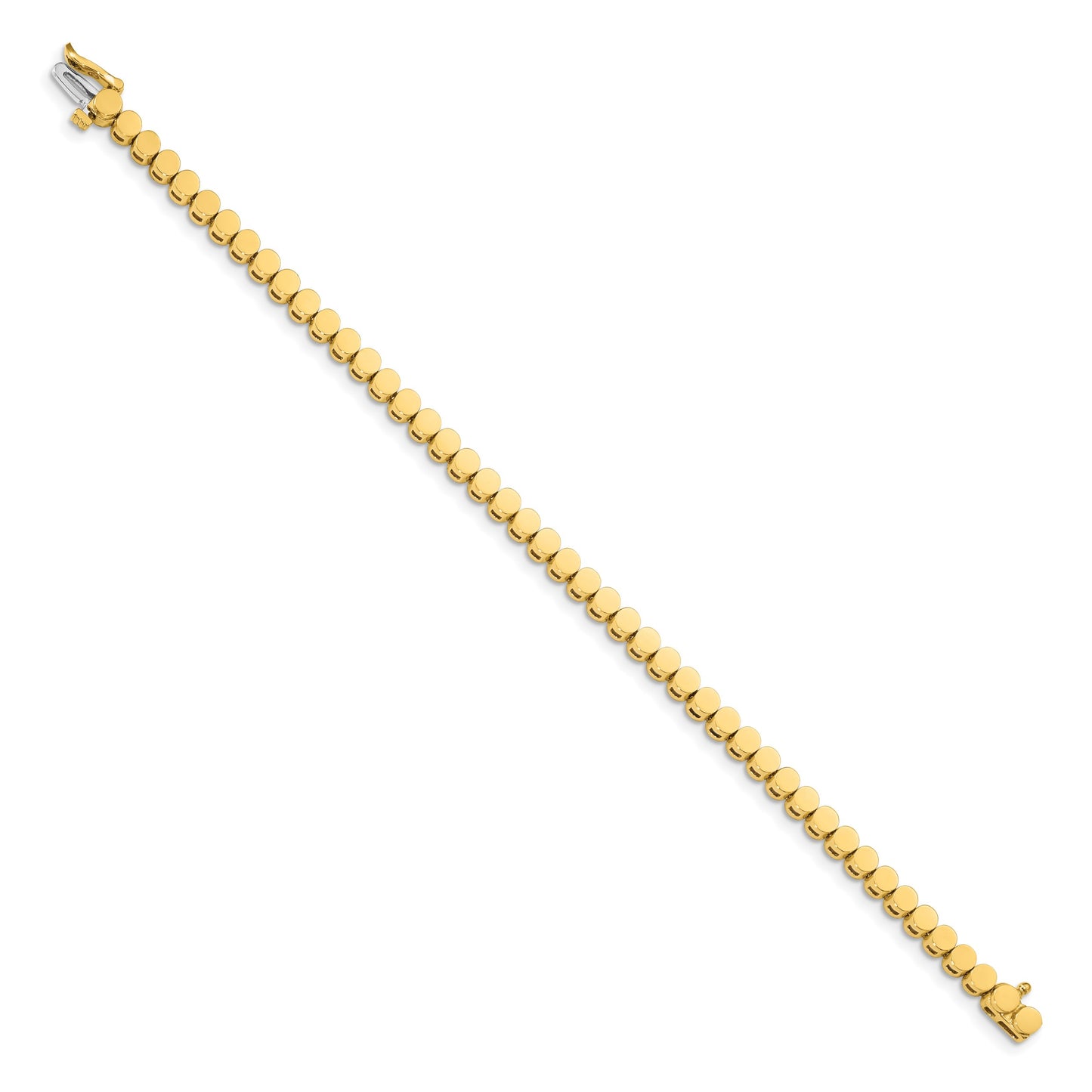 14k Holds 47 Stones up to 2.75mm Round Add-a-Diamond 7 inch Bracelet