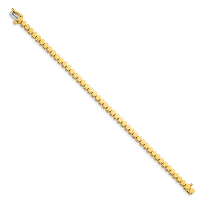 14k Holds 47 Stones up to 2.75mm Round Add-a-Diamond 7 inch Bracelet