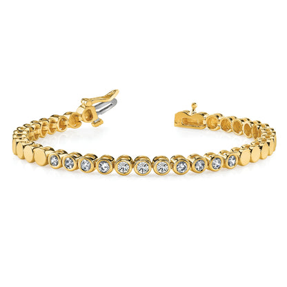 14k Holds 47 Stones up to 2.75mm Round Add-a-Diamond 7 inch Bracelet