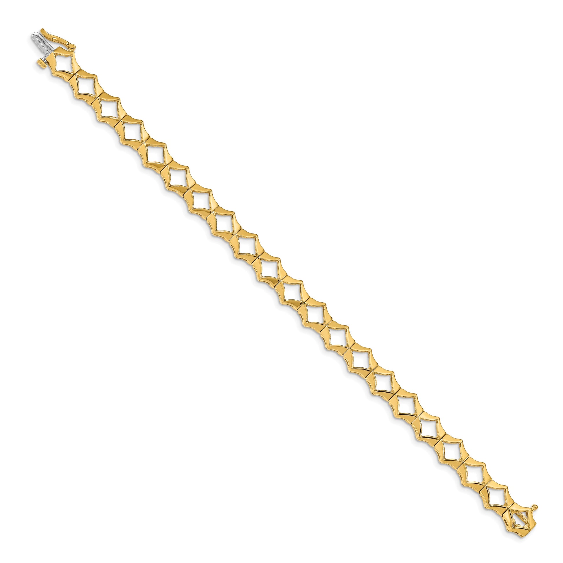 14k Holds 21 Stones up to 2.75mm Add-a-Diamond 7 inch Tennis Bracelet