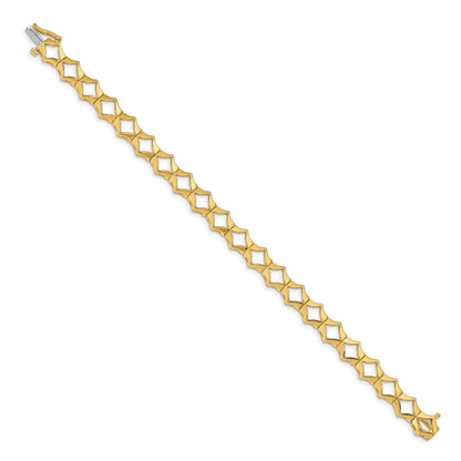 14k Holds 21 Stones up to 2.75mm Add-a-Diamond 7 inch Tennis Bracelet
