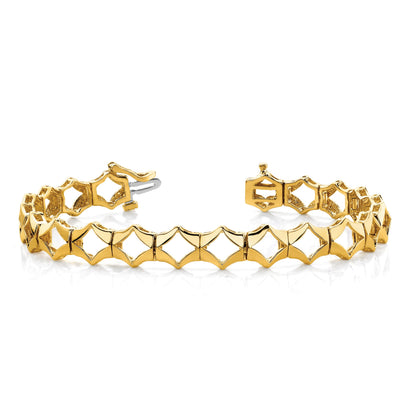 14k Holds 21 Stones up to 2.75mm Add-a-Diamond 7 inch Tennis Bracelet