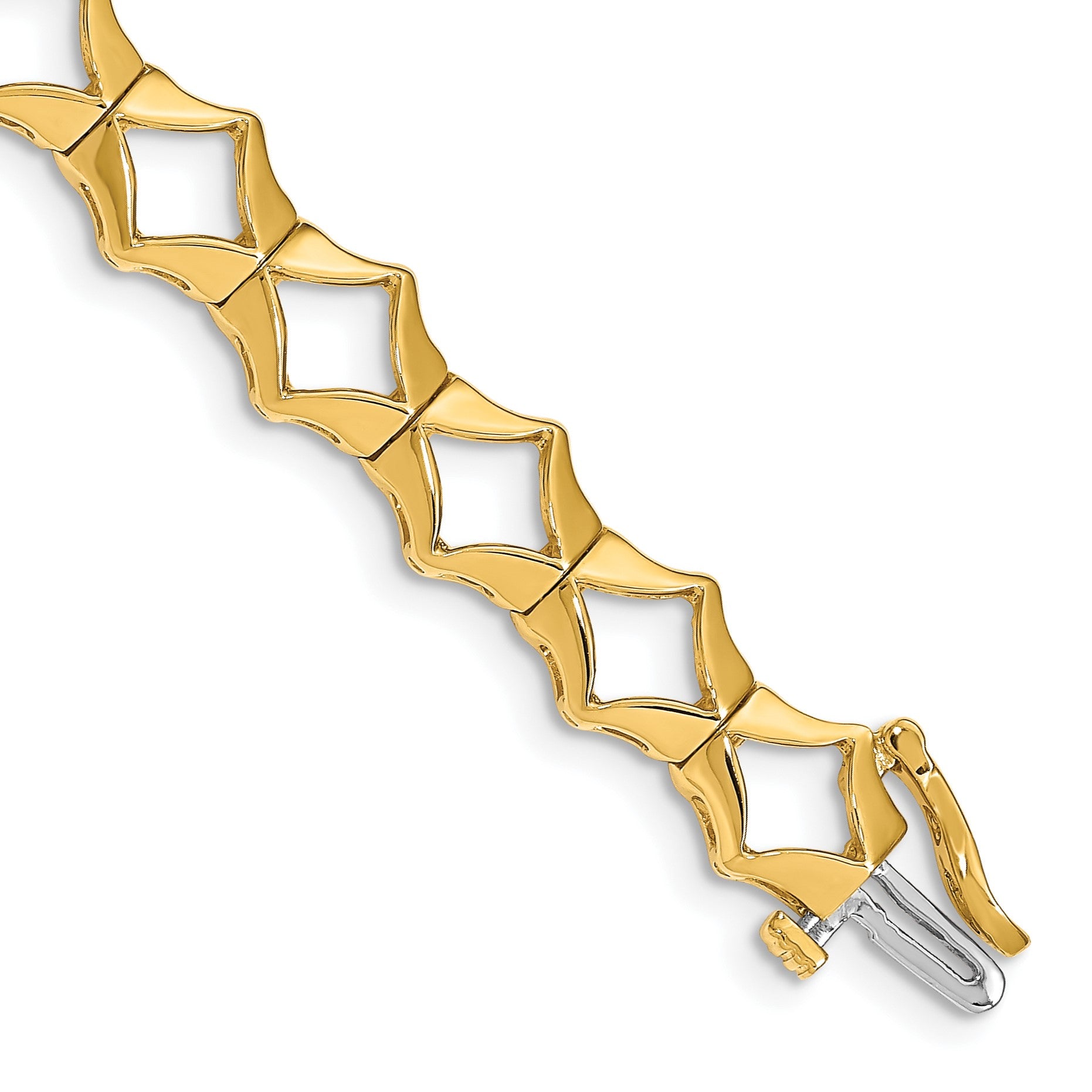 14k Holds 21 Stones up to 2.75mm Add-a-Diamond 7 inch Tennis Bracelet